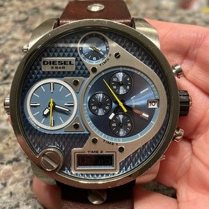 Diesel Men's Mr. Daddy DZ7322 Brown Leather Quartz